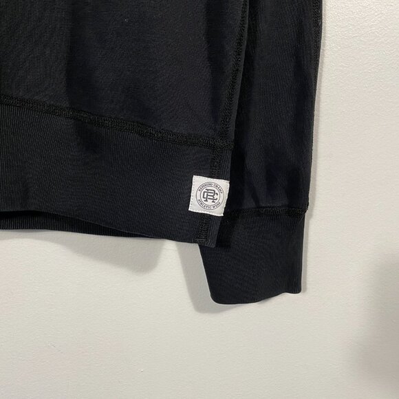 Reigning Champ Oversized Pima Cotton Crewneck Black mens size XS - Picture 3 of 5
